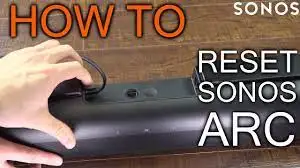 how to reset sonos arc